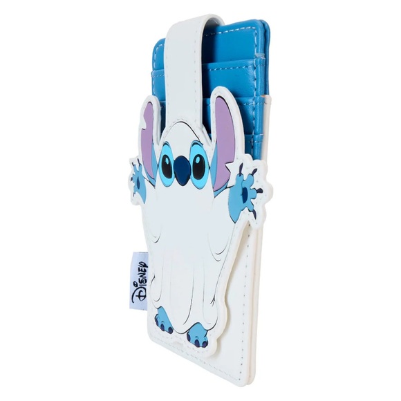 NWT Disney Loungefly Stitch Ghost Custom Glow Cardholder - Picture 3 of 6